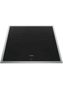 Bosch Siemens 00773429 Glaskeramikfläche, Edelstahl-Rahmen BlackMagic, ohne Liniendesign