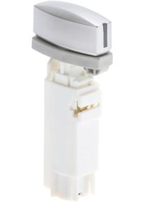 Bosch Siemens 00614110 Drehgriff, Steg, versenkbar, Facette, edelstahlfarbig