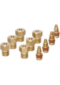 Bosch Siemens 00635830 Düsensatz Flüssiggas, G30/50mbar -Defendi R- mit Bypassdüsen, 43, 58, 74 WOK 2x60 -Bypass:26,29,35,55(WOK)