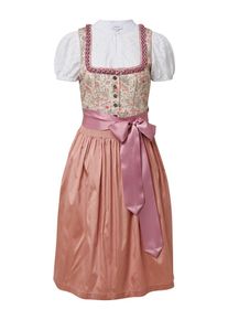 s.Oliver Dirndl mit Bluse aus transparenter Spitze | Volksfest Damen beige Größe 34