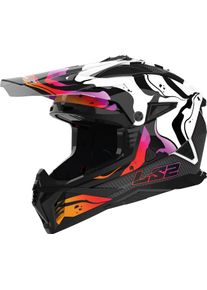LS2 MX708 Fast II Wash, motocross helmet , color: White/Black/Red , size: S