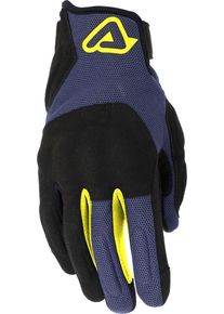 Acerbis Pyramid, gloves unisex , color: Black/Dark Blue/Yellow , size: XXL