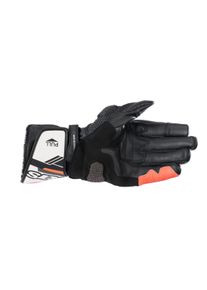 Alpinestars SP-8 V3 guanti da moto uomo (nero / bianco / rosso fluoro)