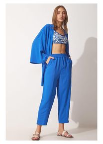 Happiness Istanbul 2-delige outfit blauw - 54% | Maat: 38 |