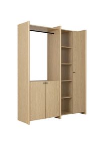 Gami , Garderobenschrank »GALYS Garderobenschrank« , Eiche Rookwood Nachbildung
