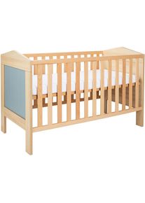 Arthur Berndt , Babybett »Kinderbett »Roofy« 70 x 140 cm« , Nagano-Oak-Nachbildung / Salbei