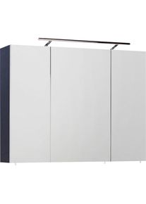 Saphir, Spiegelschrank &raquo;3040&laquo;, Breite 90 cm, anthrazit, Melamin, anthrazit -B/H/T: 90 cm x 72 cm x 20 cm,