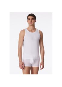 Schiesser, Damen, Unterhemd &raquo;Long Life Soft&laquo; optimales Feuchtigkeitsmanagement, 100-Weiss, 5, 100-Weiss, Herren-Shirt von Schiesser