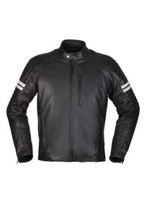 Modeka August 75 Leather Motorcycle Jacket (black / white)