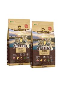 Wolfsblut Puppy Wild Duck eendenvlees met aardappel 2x12,5 kg