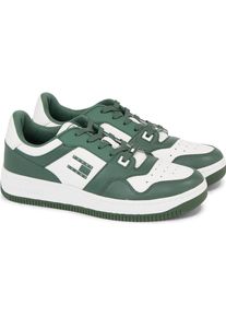 Tommy Hilfiger, Herren, Sneakers, Herren-Lederschuhe Tjm Basket Premium, Grün, (46)