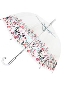 Smati, Regenschirm, Gepäck- Koffer, Taglia unica, Bordure Fleur, Transparent