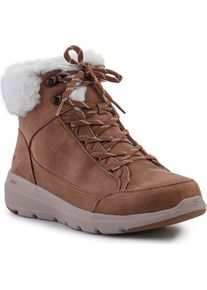 Skechers, Damen, Boots + Stiefel, Boots GLACIAL ULTRA - COZYLY, Braun, (36)