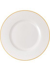 Villeroy & Boch Villeroy & Boch Signature Château Septfontaines Speiseteller flach, 24,5 cm Ø, weiss/gold, Teller, Weiss