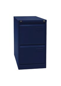 Bisley Hangmappenkast LIGHT, enkele rij, 2 laden, A4, oxfordblauw