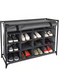 Relaxdays, Schuhschrank, Camping-Schuhregal