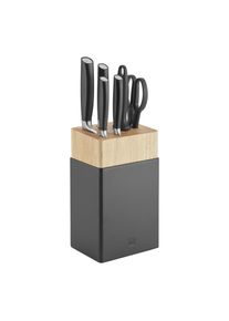 Zwilling All * Star 7-pcs, Set de blocs couteaux, Argent, Noir mat