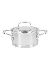 Demeyere Atlantis 7 Faitout avec couvercle 16 cm, Inox 18/10