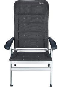 Crespo Deluxe XXL AL/238-DL Campingstuhl Klappsessel Klappstuhl Gartenstuhl Terrasse anthrazit