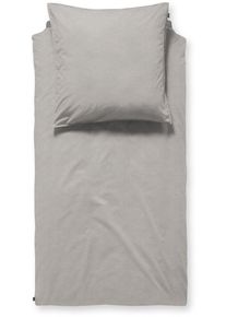 Damai Bettwäsche »Mik« Leinen-Optik in grau, Größe B/L: 80 cm x 80 cm