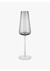 Blomus Munbl&aring;sta Champagneglas Belo, 2st Gr&aring; Glas &Oslash; 6 x H 25 cm, 200 ml