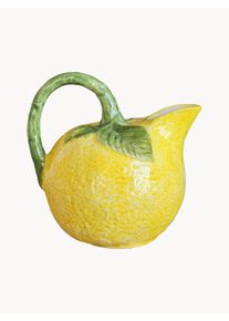 Les Ottomans Ručne maľovaná kanvica na mlieko Fruit, 500 ml Žltá Keramika 500 ml