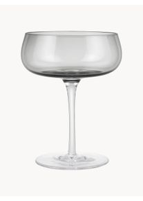 Blomus Munbl&aring;st Champagnekupa Belo, 2st Gr&aring; Glas &Oslash; 11 x H 14 cm, 200 ml