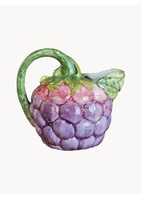 Les Ottomans Ručne maľovaná kanvica na mlieko Fruit, 500 ml Ružová Keramika 500 ml