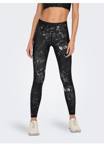 Only Play Damen Funktionstights »ONPRYA-2-SPACE LIFE HW PCK TIGHTS NOOS« mit reflektierenden Details in schwarz, Größe XL (42)