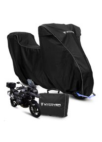 Telo coprimoto da esterno alta qualità | XL+ top case | Nero | Inverno, traspirante, interno, impermeabile, antifurto, protezione solare