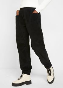 Pantalon en velours c&ocirc;tel&eacute; coton extensible - noir - taille 46 - Velours c&ocirc;tel&eacute; - bonprix