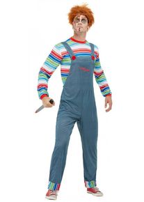 Smiffys Costume da bambola Chucky Killer per uomo