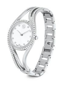 Swarovski Dames Analoog horloge zilver / transparant One Size