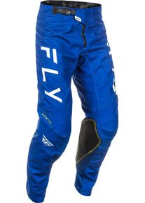 Fly Racing Kinetic Center, pantalon en textile , couleur: Bleu/Blanc , taille: 32