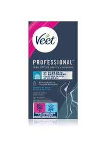 Veet Professional Sensitive Skin depilatory wax strips for sensitive skin 12 pc