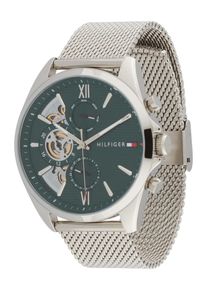 Tommy Hilfiger Heren Analoog horloge 'BAKER' groen / zilver One Size
