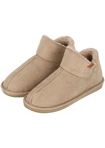 Apollo Hausschuh »LADIES HOME BOOTS SUEDE«, mit Logoprägung und kuscheligen, wärmenden Innenfutter
