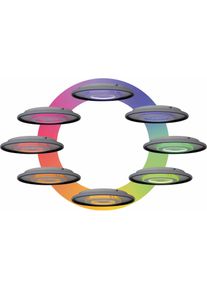 Näve Näve, Wandleuchte + Deckenleuchte, LED-Deckenleuchte 1408377, 33W, 1800lm, CCT, weiss/schwarz, 50cm (1800 lm)