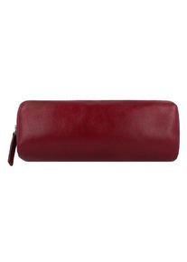Leonhard Heyden Astuccio per matite Cambridge in pelle 20,5 cm rosso