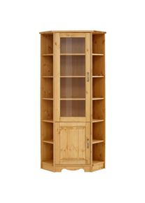 Home Affaire , Eckvitrine »Trinidad«, Höhe 188 cm , natur geölt