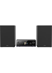 Grundig , Microanlage »CMS 5000 BT DAB+ WEB«, (Bluetooth-WLAN Digitalradio (DAB+)-Internetradio 100 W) , schwarz , 80 Stationsspeicher
