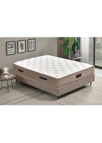 Yatas Bedding , Yatas Taschenfederkernmatratze »Majestät Premium«, 30 cm cm hoch, 416 Federn, (1 St.), 3 Härten System-Feder, unterstützt jede...