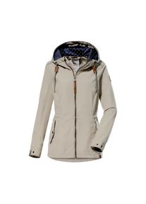 G.I.G.A. by Killtec G.I.G.A. DX by killtec , Funktionsjacke »GS 3 WMN JCKT« Wasserabweisende Funktionsjacke mit urbanem Look und Kapuze , hellbeige , 46 , 46 , lang...