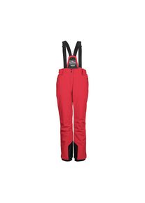 Killtec, Damen, Skihose &raquo;KSW 249 WMN SKI PNTS&laquo; Wasser- und winddicht, abnehmbare Tr&auml;ger, verstellbare Taille, rot, Normalgr&ouml;&szlig;en, 44 -Normalgr&ouml;&szlig;en, rot