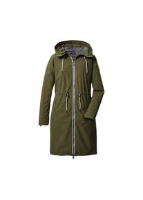 G.I.G.A. DX by killtec , Funktionsmantel »GS 34 WMN CT«, Wasserabweisender Mantel mit verstellbarer Taille und Kapuze , olivgrün , 40 , 40 ,...