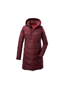 Killtec , Steppmantel »KOW 150 WMN QLTD PRK«, Wasserabweisender Parka mit 2-Wege-Reißverschluss und Kapuze , weinrot , 44 , 44 , Parka in...