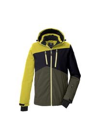 Killtec, Herren, Skijacke &raquo;KSW 306 MN SKI JCKT&laquo; Trendiges Design, wasserdicht, atmungsaktiv, olivgr&uuml;n, XXL, olivgr&uuml;n, Herren Skijacke in Colourblock 