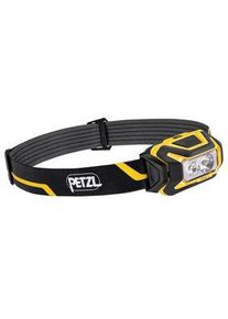 Petzl Otsalamppu, LED, Ladattava / 3x AAA, 600lm, 115m, IP67, Musta / keltainen - E070AA00