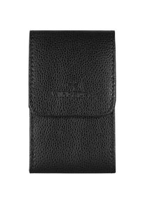 Windrose Beluga Manicure-Etui 6,5 cm Leder schwarz
