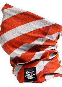 John Doe Stripes Red, multifunctional headwear , color: Red/Light Grey , size: One Size